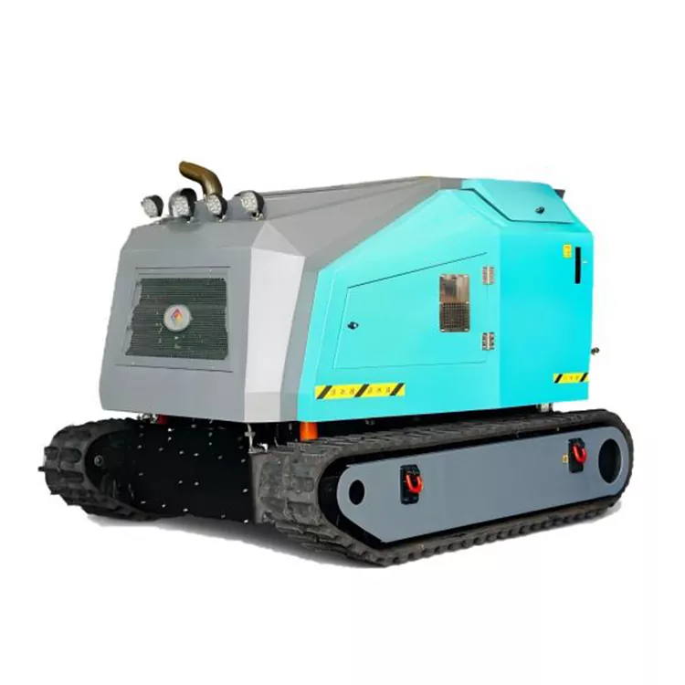 Dans quels scénarios un robot de drainage sur chenilles est-il utilisé
