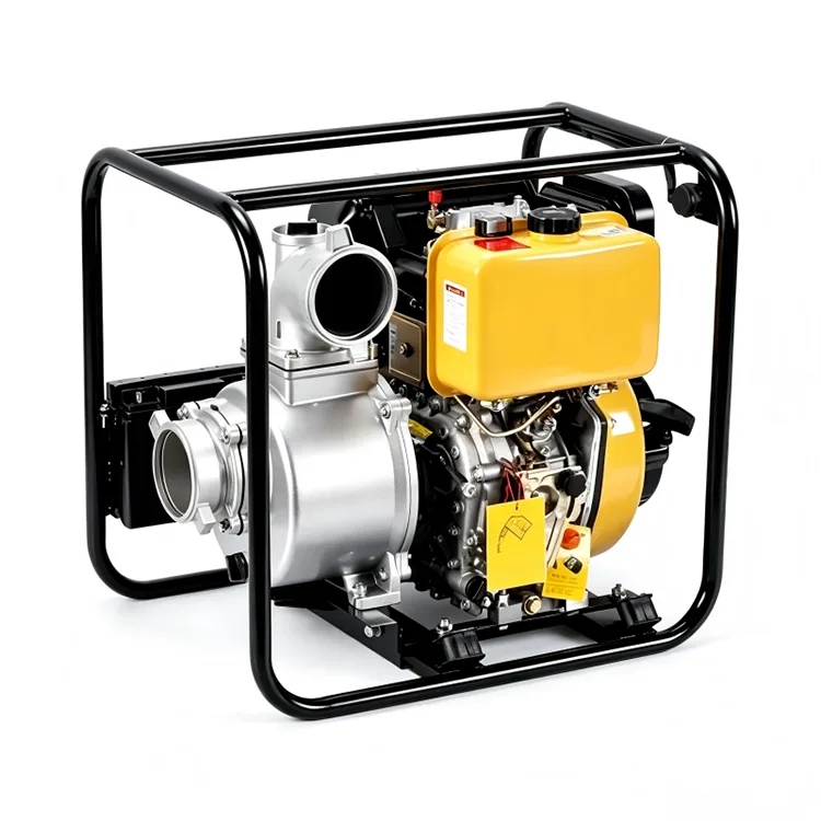 Ce qu'il faut noter lors de l'utilisation d'une pompe à eau compacte à haut débit à moteur diesel