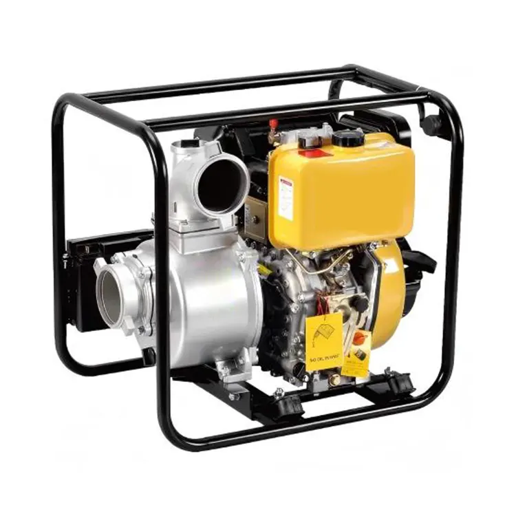 Pompe à eau compacte à haut débit à moteur diesel