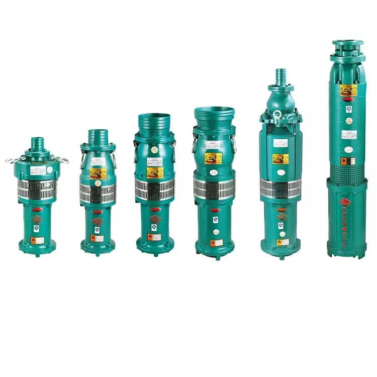Pompe submersible remplie d'huile